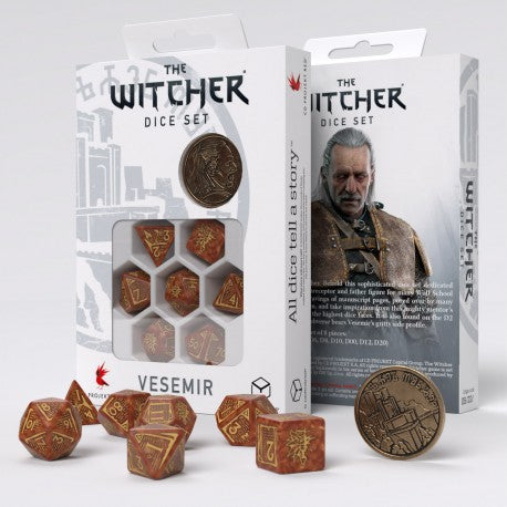 Set de dés - The Witcher - Vesemir, Sage Sorcier
