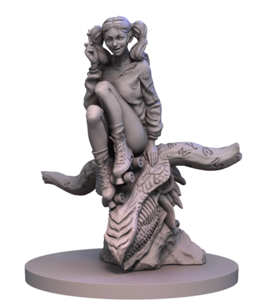 4 figurines Twisted Fables à peindre - Box 2