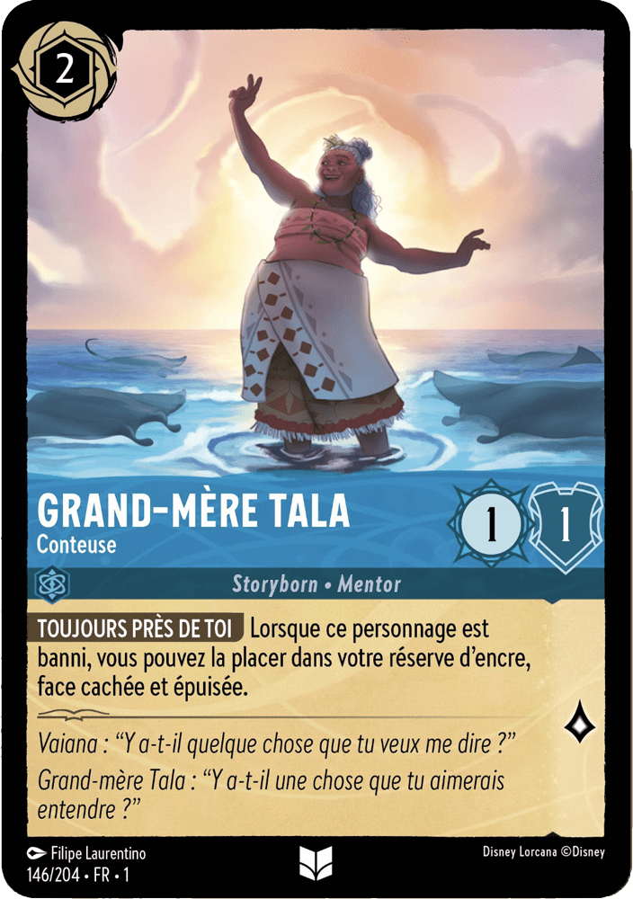 Grand-mère Tala - Conteuse 146/204 - Lorcana S1 FR