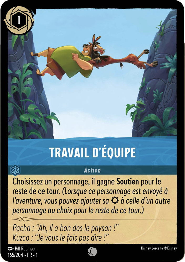 Travail déquipe 165/204 - Lorcana S1 FR