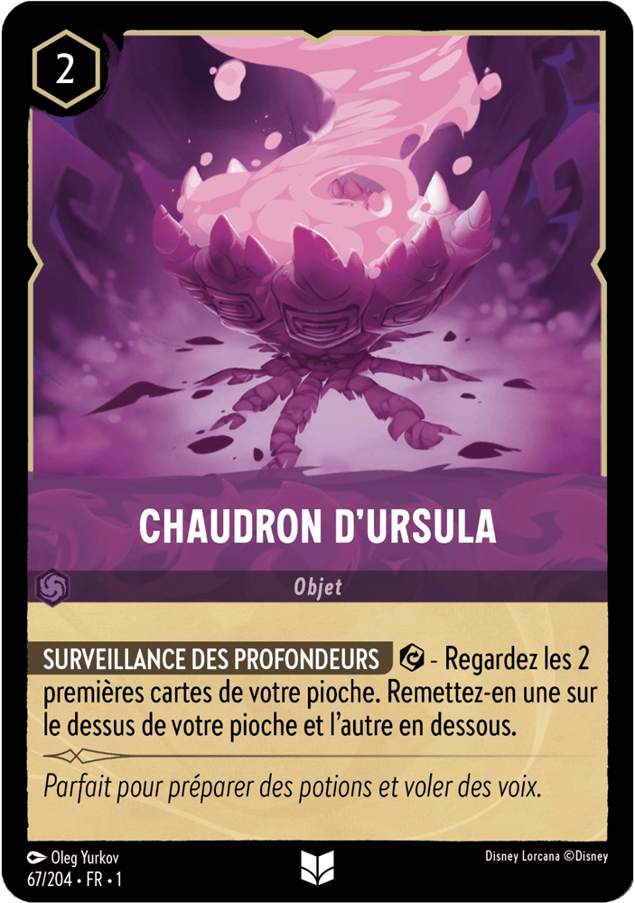 Chaudron dUrsula 67/204 - Lorcana S1 FR