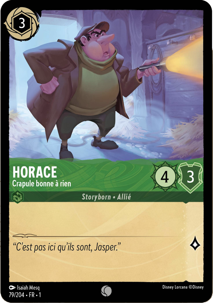 Horace - Crapule bonne à rien 79/204 - Lorcana S1 FR