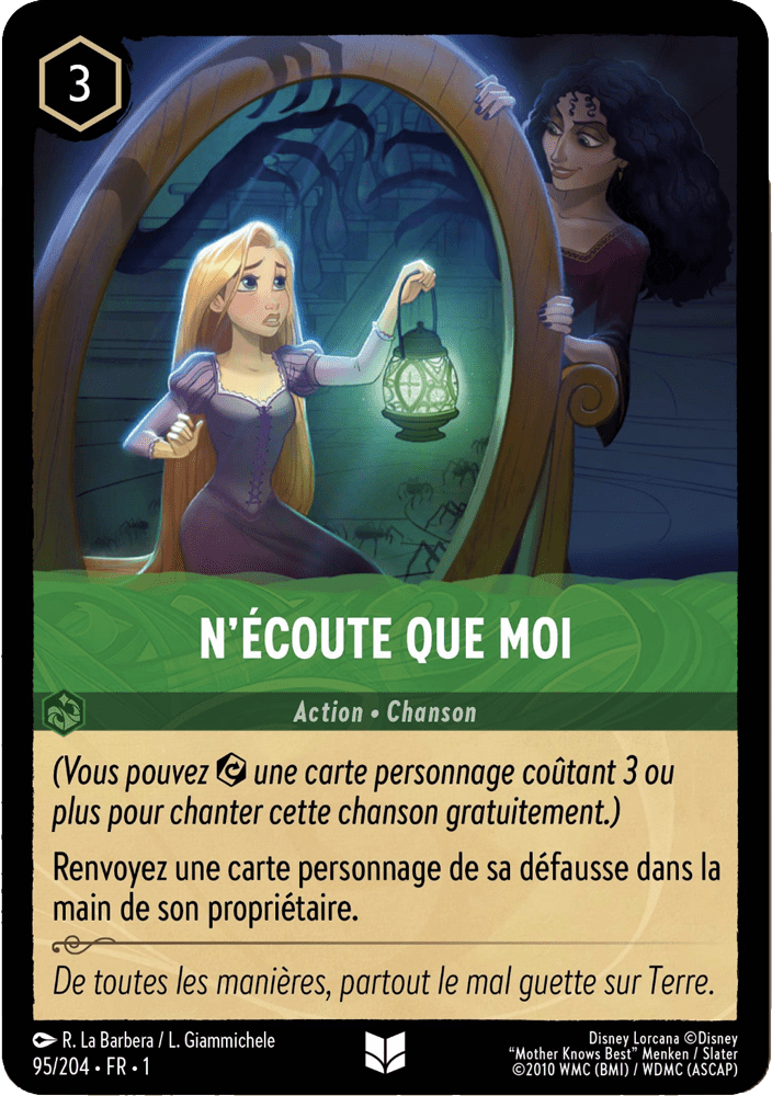 Nécoute que moi 95/204 - Lorcana S1 FR