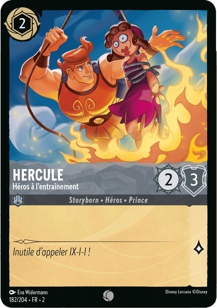 Hercule - Héros à lentrainement 182/204 - Lorcana S2 FR
