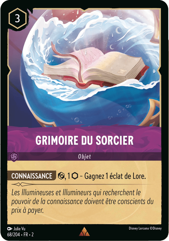 Grimoire du sorcier 68/204 - Lorcana S2 FR