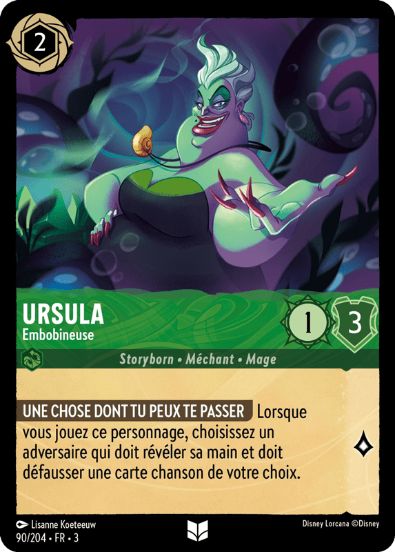 Ursula - Embobineuse 90/204 - Lorcana S3 FR
