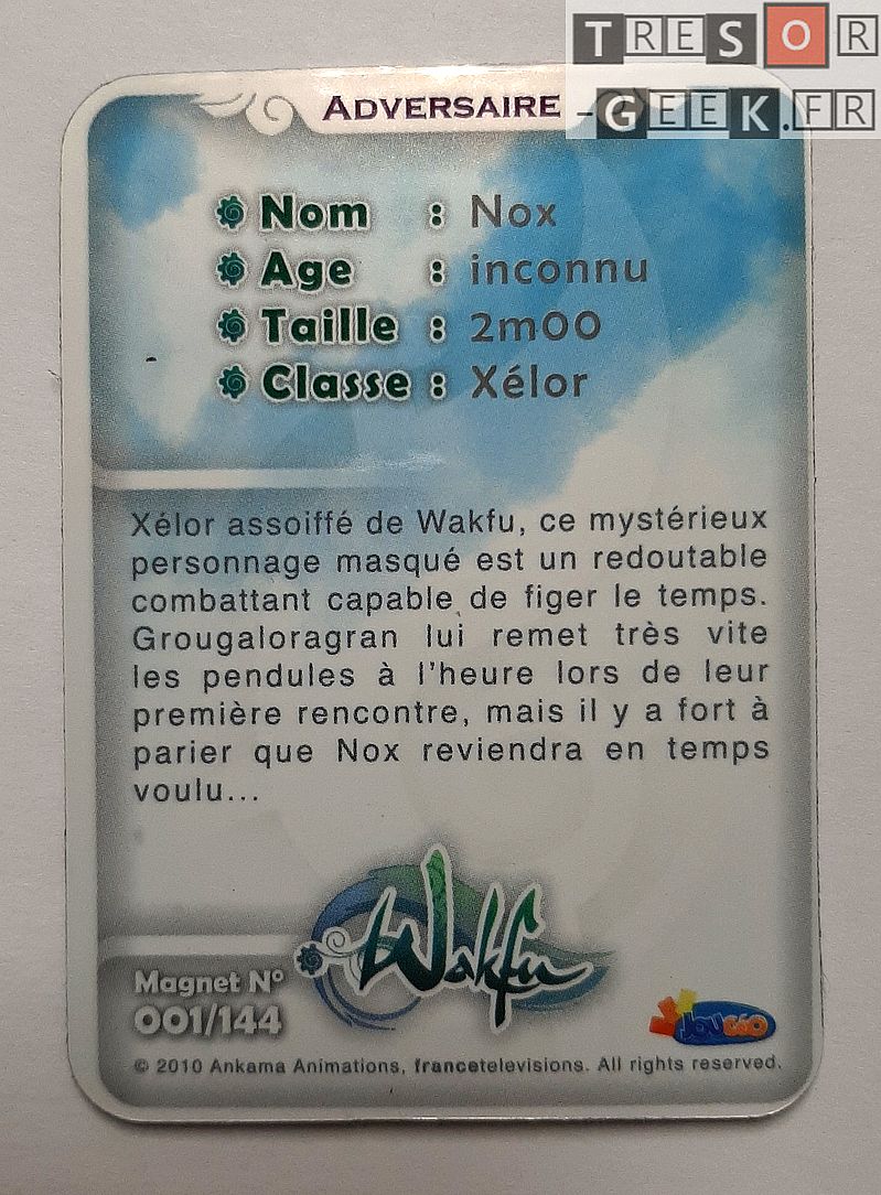 Magnet Wakfu #1: Nox (épisode 1)