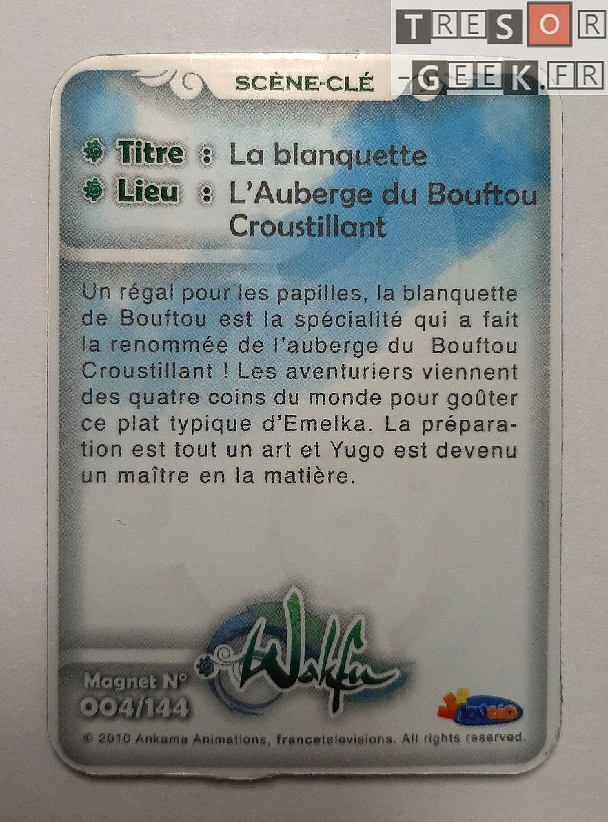 Magnet Wakfu #4: La blanquette (épisode 1)