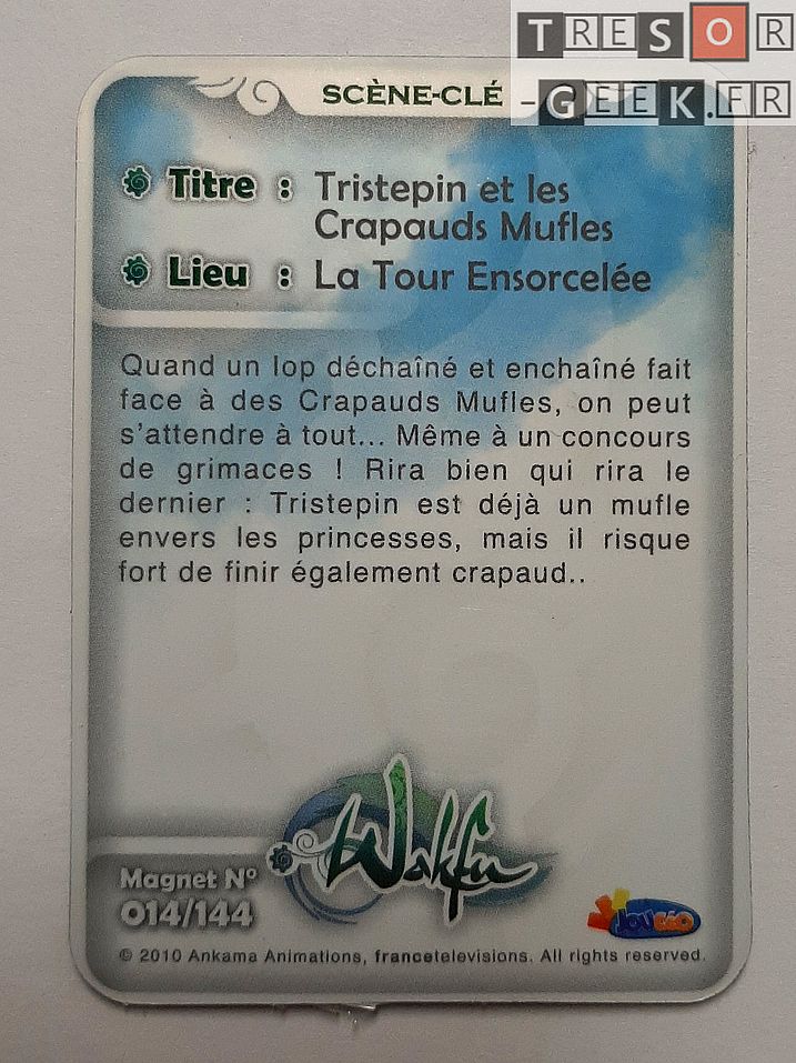 Magnet Wakfu #14: Tristepin et les Crapauds Mufles (épisode 4)