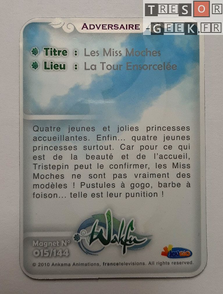 Magnet Wakfu #15: Les Miss Moches (épisode 4)