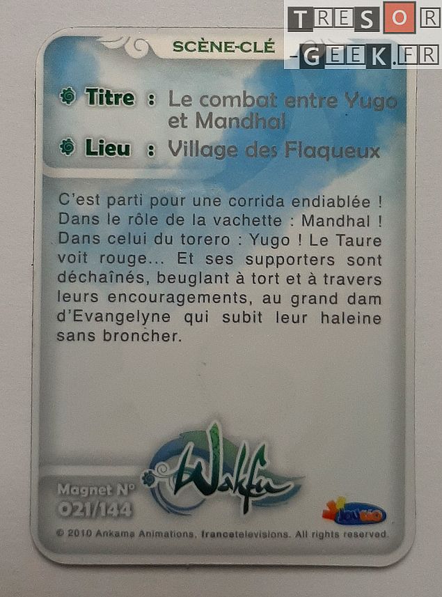 Magnet Wakfu #21: Le combat entre Yugo et Mandhal (épisode 5)