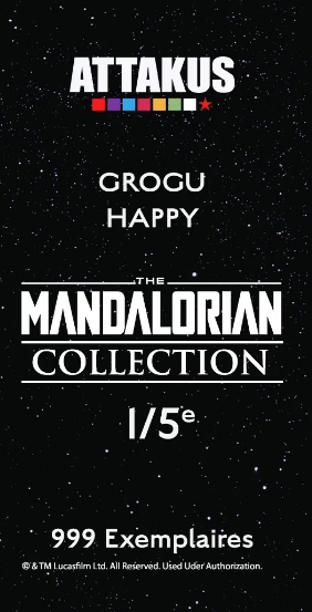 Miniature Grogu Happy resin