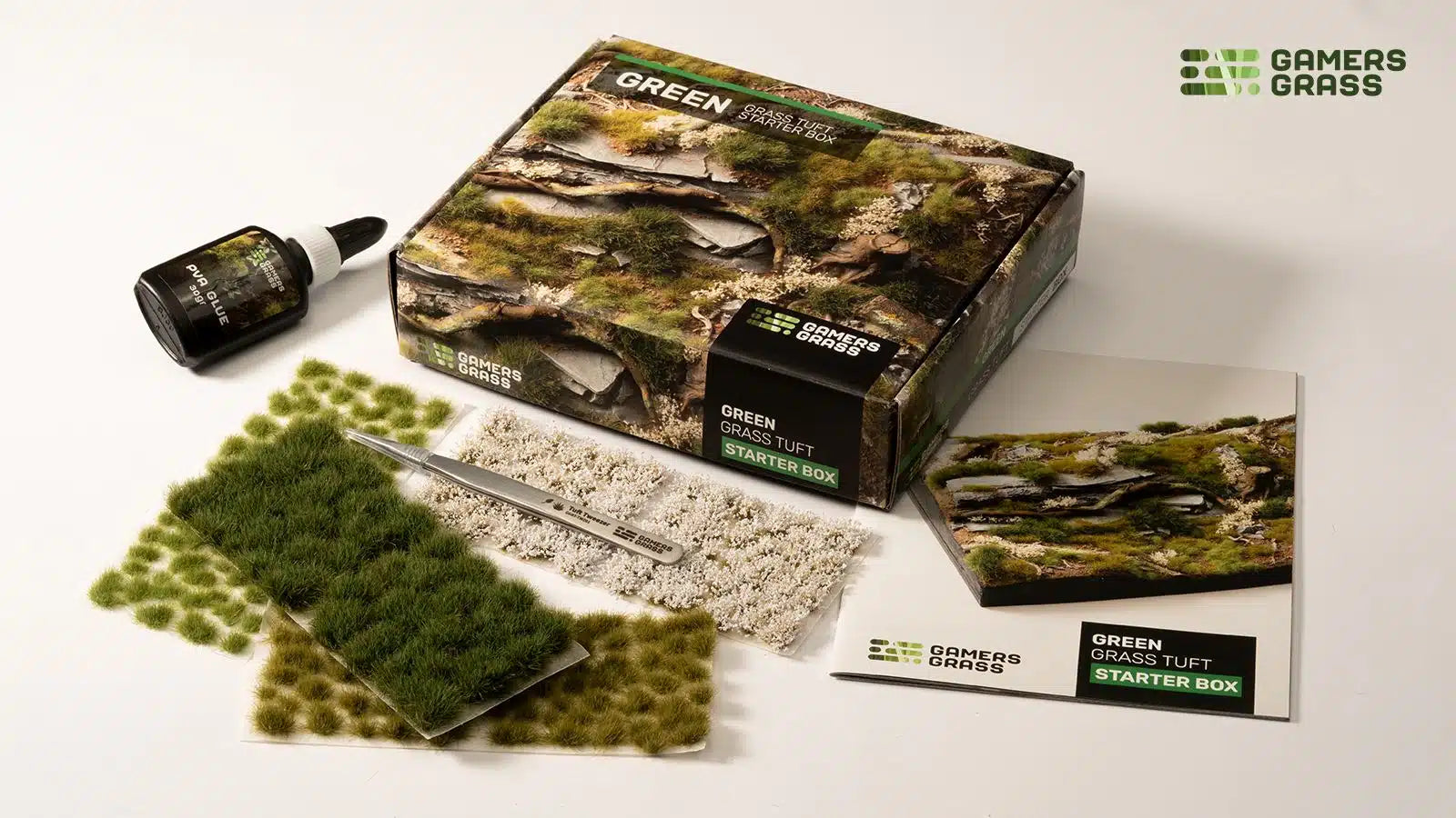 Kit de démarrage - Touffes d'herbe Verte - Gamer's Grass (EN)