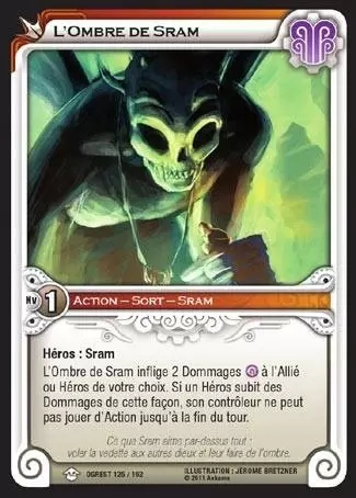 Carte LOmbre De Sram Wakfu 1 Tresor Geek Fr