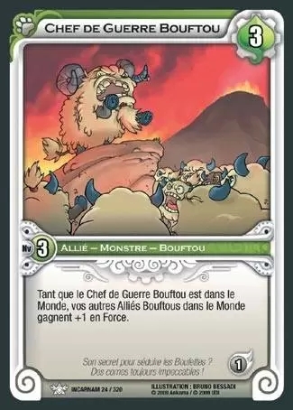 Carte Chef De Guerre Bouftou Foil Wakfu Tresor Geek Fr