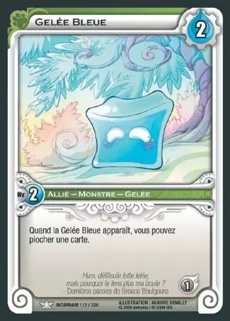 Carte Gelée Bleue FOIL Wakfu 1 Tresor Geek fr