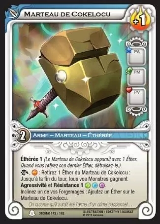 Marteau de Cokelocu carte Wakfu Otomaï 1 Tresor Geek fr