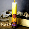 Étui-tube pour Dés, style Bougie "Sceau des Contrées du Rêve"