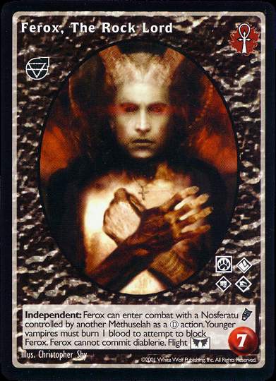 Ferox, The Rock Lord [BL set] - VTES CCG