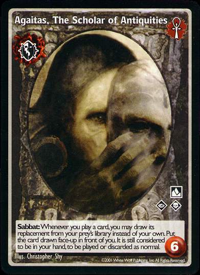 Agaitas, The Scholar of Antiquities [BL set] - VTES CCG