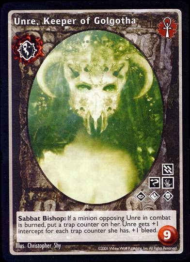 Unre, Keeper of Golgotha [BL set] - VTES CCG