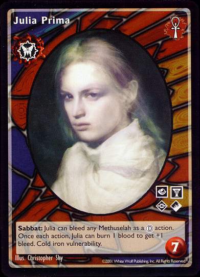 Julia Prima [BL set] - VTES CCG