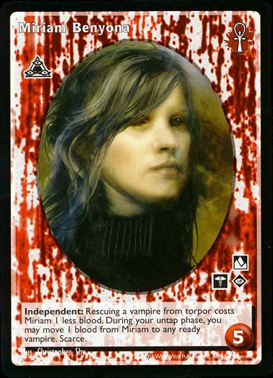 Miriam Benyona [BL set] - VTES CCG