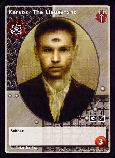 Kervos, The Lieutenant [BL set] - VTES CCG
