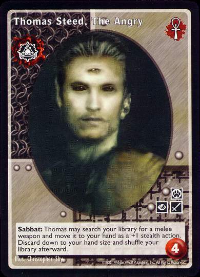 Thomas Steed, The Angry [BL set] - VTES CCG