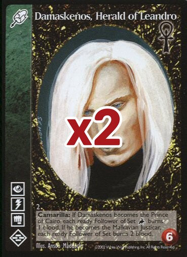 Damaskenos, Herald of Leandro [CE set] - VTES CCG