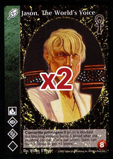 Jason, The World's Voice [CE set] - VTES CCG