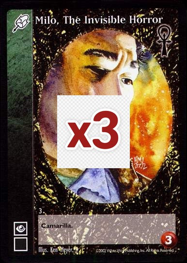 Milo, The Invisible Horror [CE set] - VTES CCG