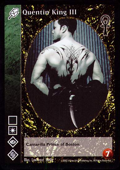 Quentin King III [CE set] - VTES CCG