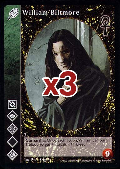 William Biltmore [CE set] - VTES CCG