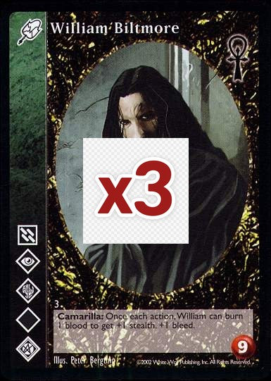 William Biltmore [CE set] - VTES CCG
