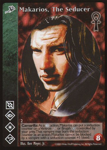Makarios, The Seducer [CE set] - VTES CCG