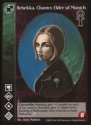 Rebekka, Chantry Elder of Munich [CE set] - VTES CCG