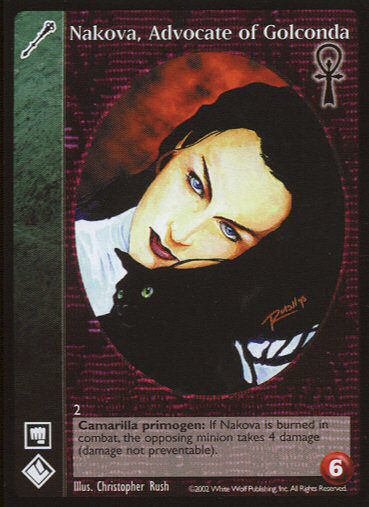 Nakova, Advocate of Golconda [CE set] - VTES CCG