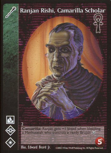 Ranjan Rishi, Camarilla Scholar [CE set] - VTES CCG