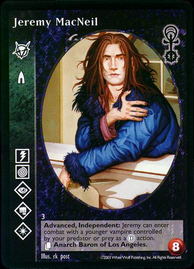 Jeremy MacNeil [Anarchs set] - VTES CCG