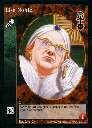 Lisa Noble [Anarchs set] - VTES CCG