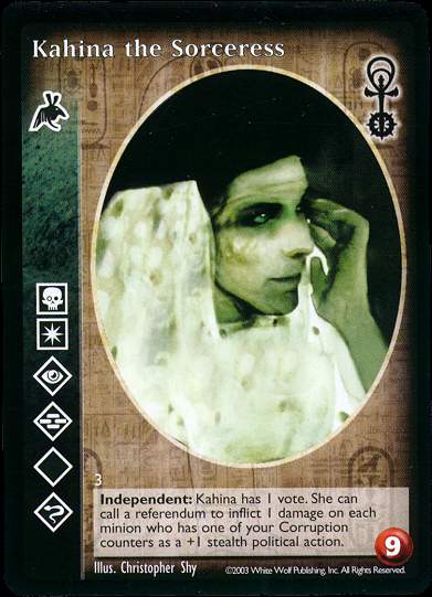 Kahina the Sorceress [Anarchs set] - VTES CCG