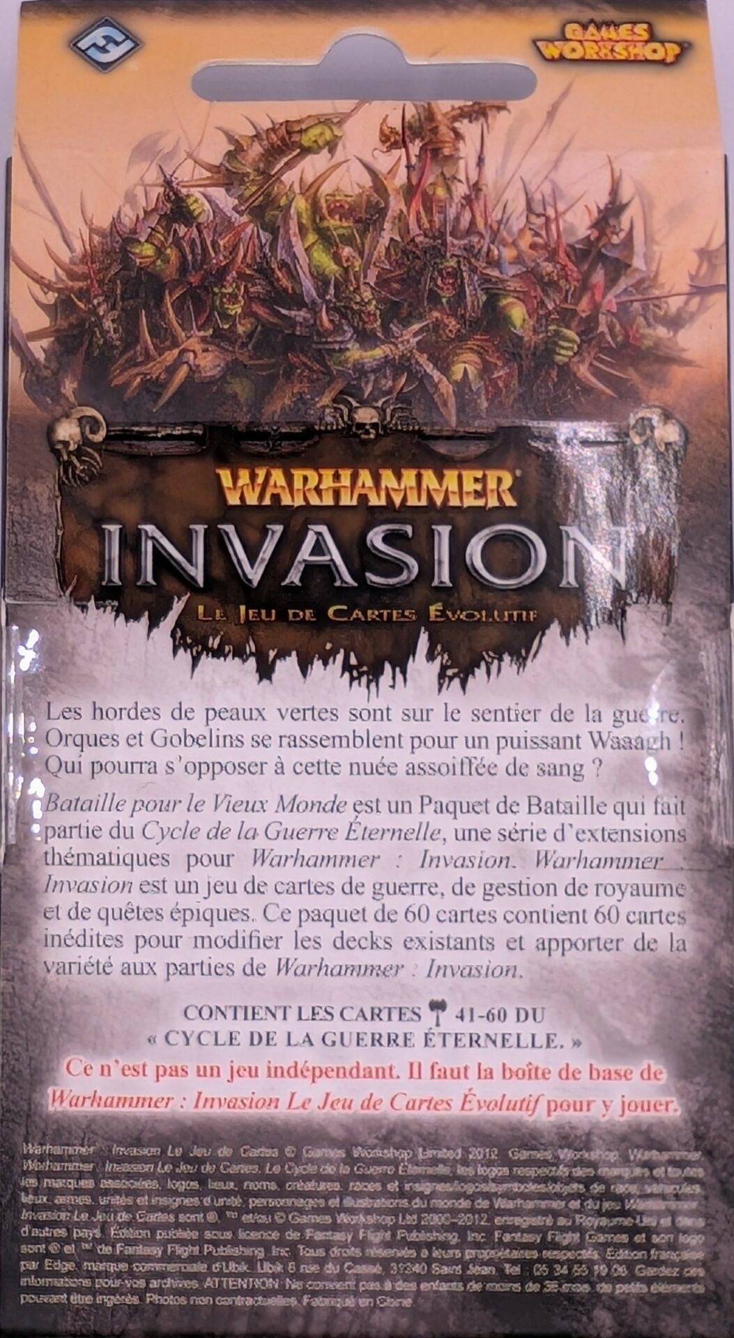 Bataille pour le Vieux Monde [Warhammer Invasion]