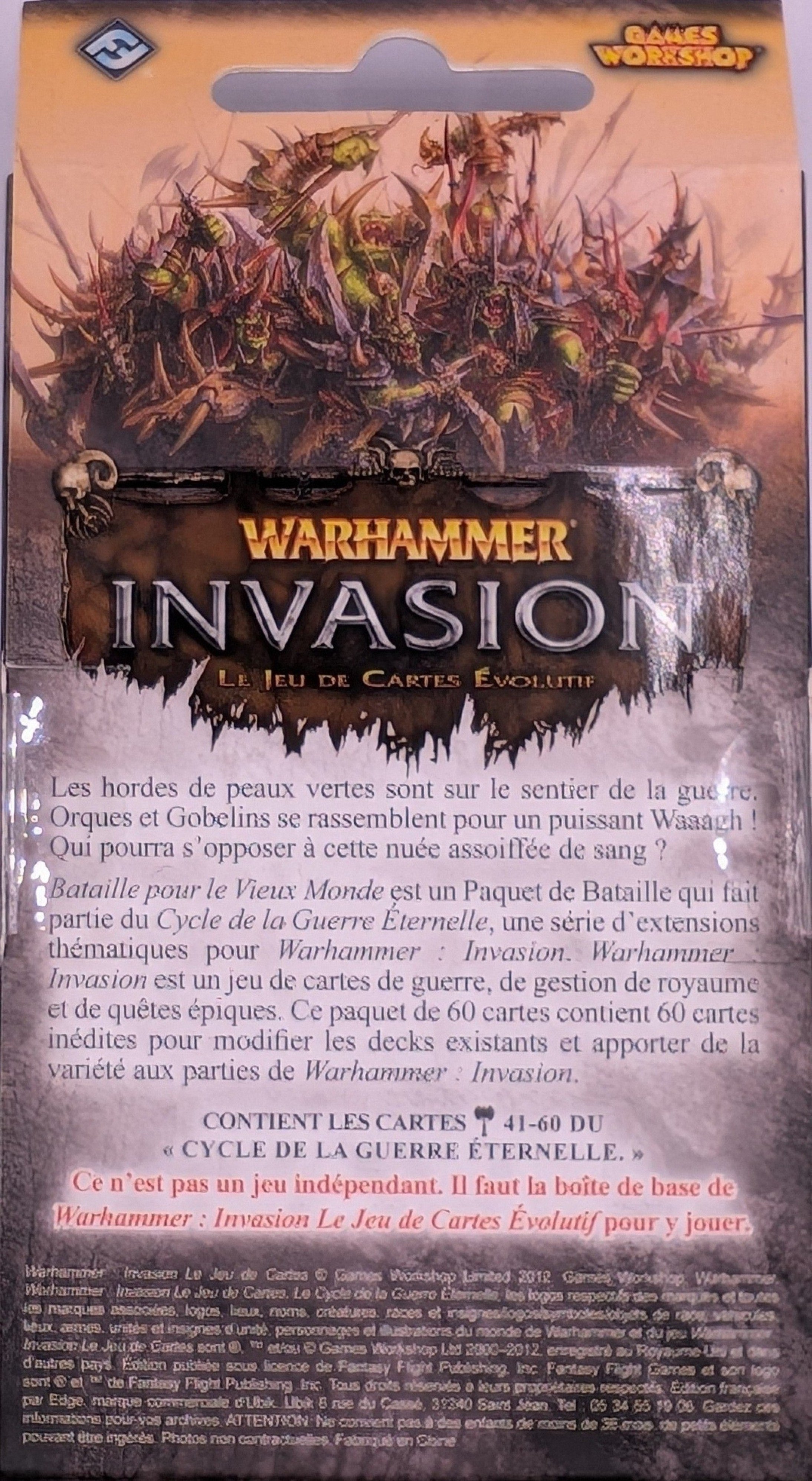 Bataille pour le Vieux Monde [Warhammer Invasion]
