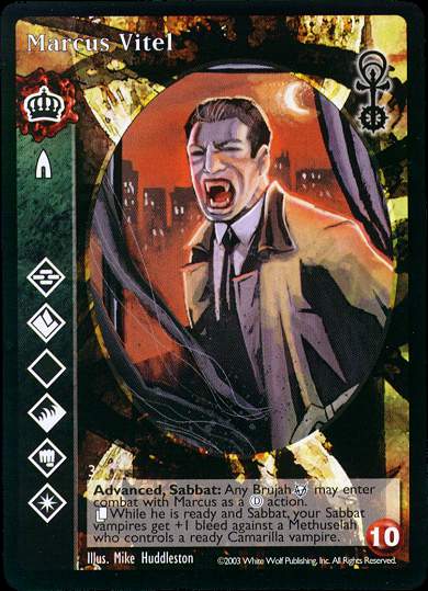 Marcus Vitel [Anarchs set] - VTES CCG