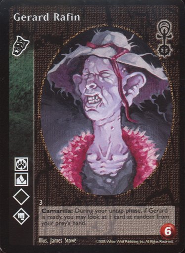 Gerard Rafin [Anarchs set] - VTES CCG