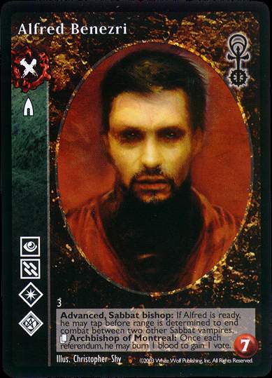 Alfred Benezri [Anarchs set] - VTES CCG
