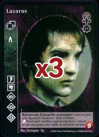 Lazarus [Anarchs set] - VTES CCG