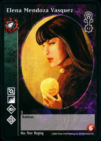 Elena Mendoza Vasquez [Anarchs set] - VTES CCG