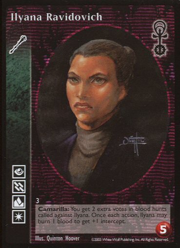Ilyana Ravidovich [Anarchs set] - VTES CCG